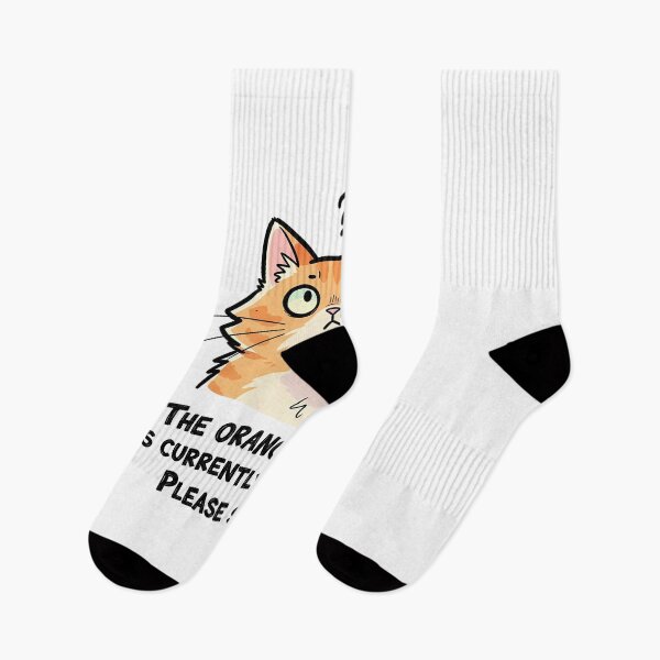 Item preview, Orange Cat Buffering Meme designed and sold by Thunderbelts.