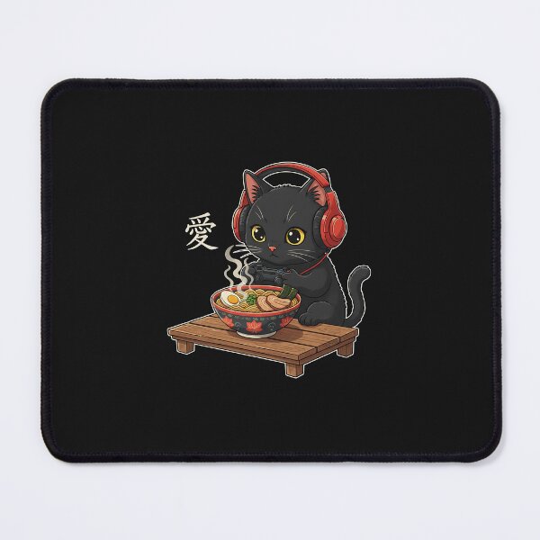 Item preview, Cute Kawaii Gamer Cat Funny Ramen Retro Japanese Cat Gaming designed and sold by cawtoon.