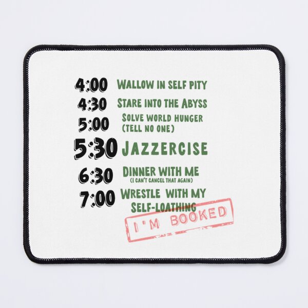 Item preview, Grinch – Funny Holiday Schedule Parody Art designed and sold by Hadley Murphy.
