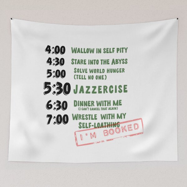 Item preview, Grinch – Funny Holiday Schedule Parody Art designed and sold by Hadley Murphy.