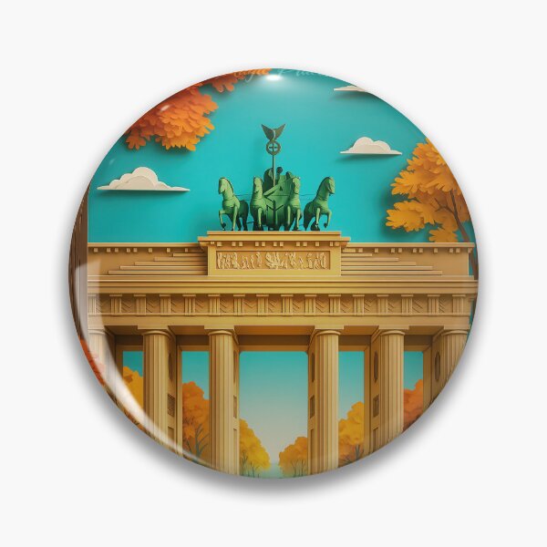 Item preview,  Brandenburg Gate, Berlin - One Hundred Magic Urban Places  designed and sold by Earth Celebration Designs.