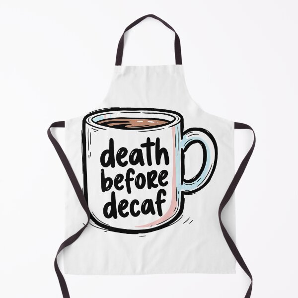 Item preview, Death Before Decaf Coffee Cup designed and sold by Thunderbelts.