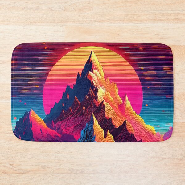 Item preview, Glitch Mountain Art, Weirdcore, Fantasy Art designed and sold by CharlottePlaceArt.