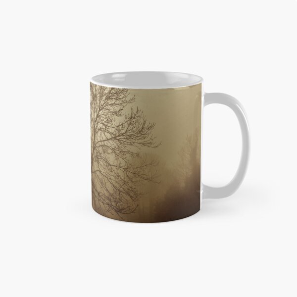 Item preview, Ash tree in fog, Hob Moor, sepia designed and sold by paulboizot.