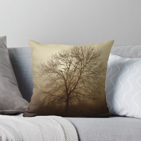Item preview, Ash tree in fog, Hob Moor, sepia designed and sold by paulboizot.