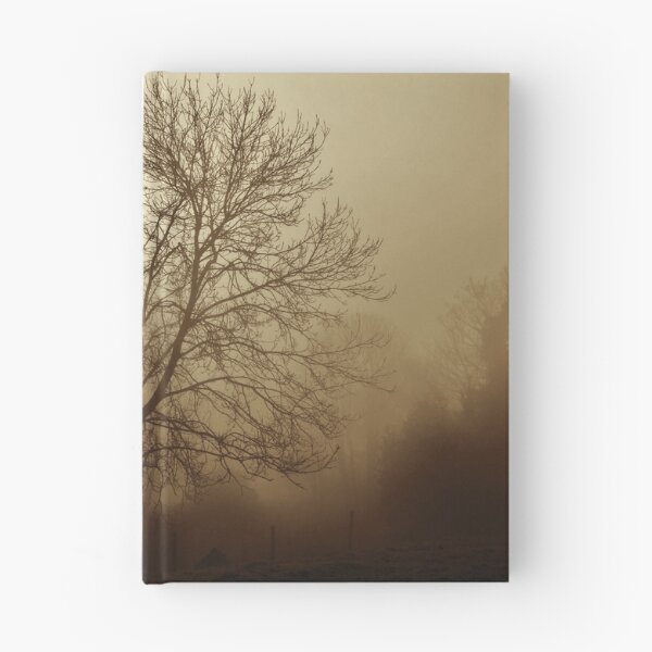 Item preview, Ash tree in fog, Hob Moor, sepia designed and sold by paulboizot.