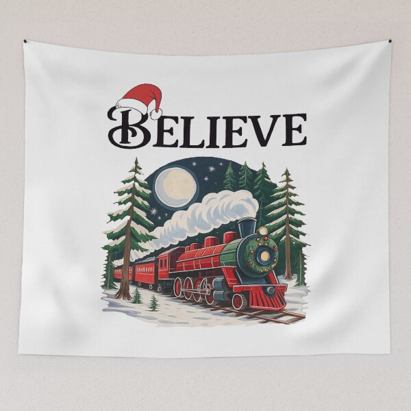 Item preview, Believe Christmas Train  designed and sold by jimfarrepo.