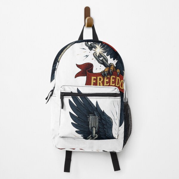 Item preview, Eagle Freedom Isn't Free Sticker- Chain Break Veteran Barcode Tee near me designed and sold by GeniePixel.