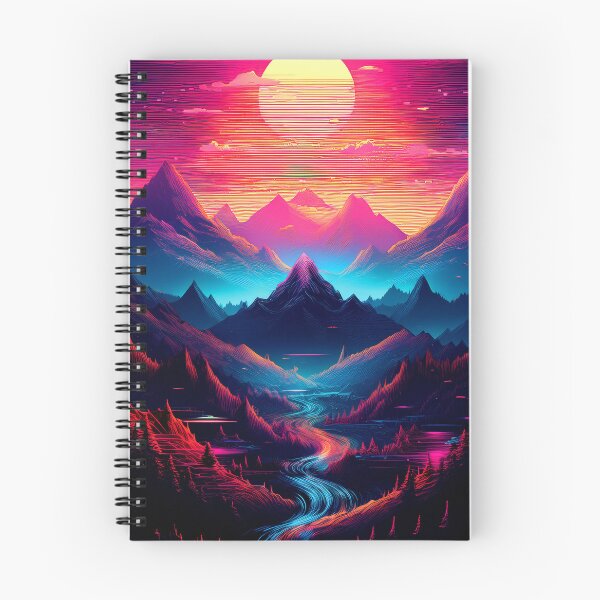 Item preview, Glitch Mountain Art, Weirdcore, Fantasy Art designed and sold by CharlottePlaceArt.