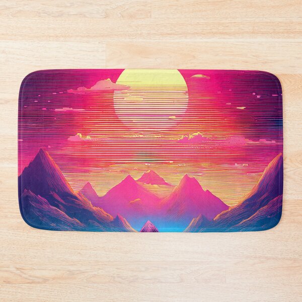 Item preview, Glitch Mountain Art, Weirdcore, Fantasy Art designed and sold by CharlottePlaceArt.