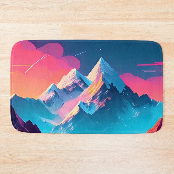 Item preview, Glitch Mountain Art, Weirdcore, Fantasy Art designed and sold by CharlottePlaceArt.