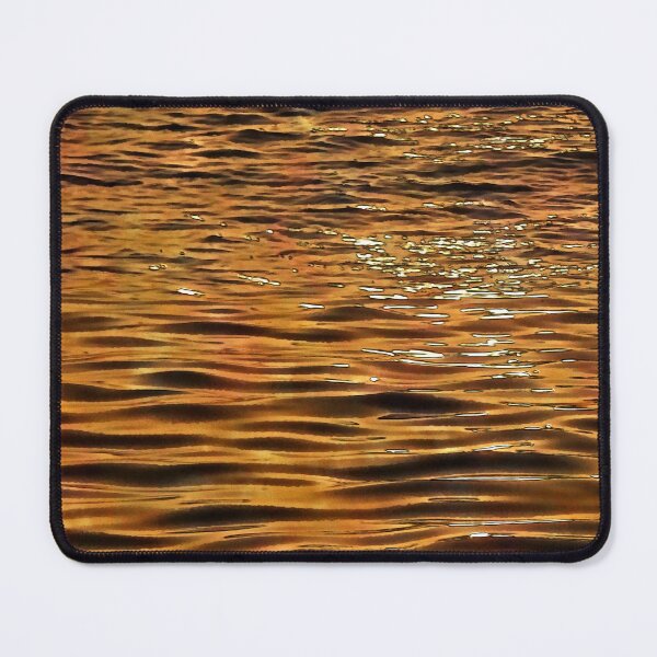 Item preview, Golden shallow waves, watercolour effect designed and sold by paulboizot.