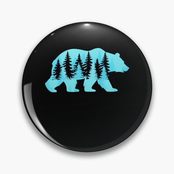 Item preview, Nature Forest Mountains Trees Wildlife Animal Brown Bear designed and sold by papertaless.