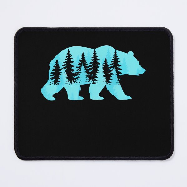 Item preview, Nature Forest Mountains Trees Wildlife Animal Brown Bear designed and sold by papertaless.