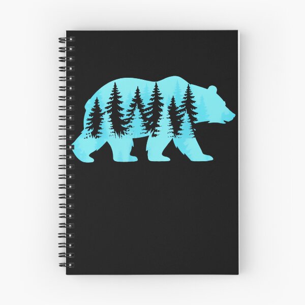 Item preview, Nature Forest Mountains Trees Wildlife Animal Brown Bear designed and sold by papertaless.