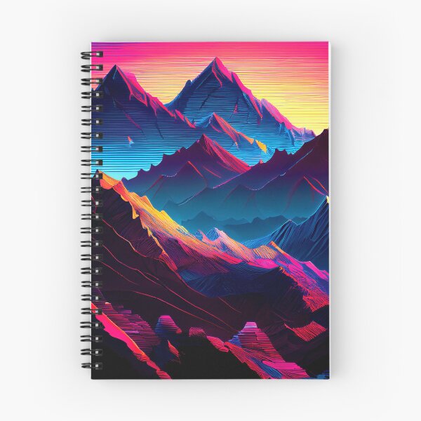 Item preview, Glitch Mountain Art, Weirdcore, Fantasy Art designed and sold by CharlottePlaceArt.
