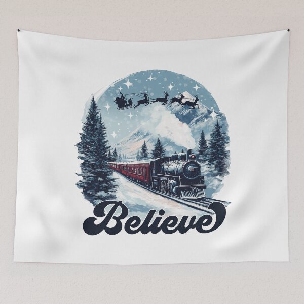 Item preview, Believe North Pole Train designed and sold by jimfarrepo.