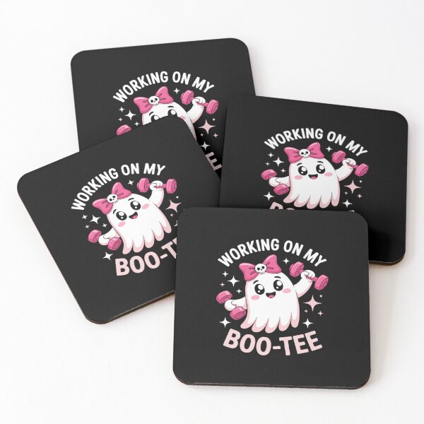 Item preview, Womens Working on My Boo Gym Halloween Dead Lift Ghost  designed and sold by HuValverdeArt.