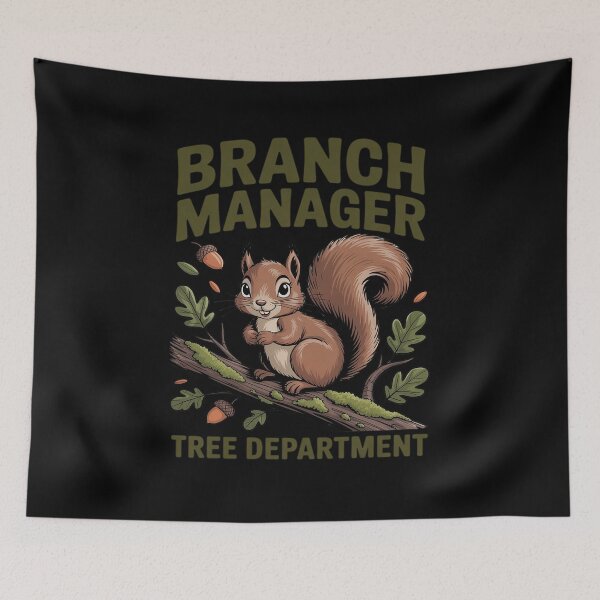 Item preview, Branch Manager Tree Department Cottagecore Forest designed and sold by petrichorsworld.