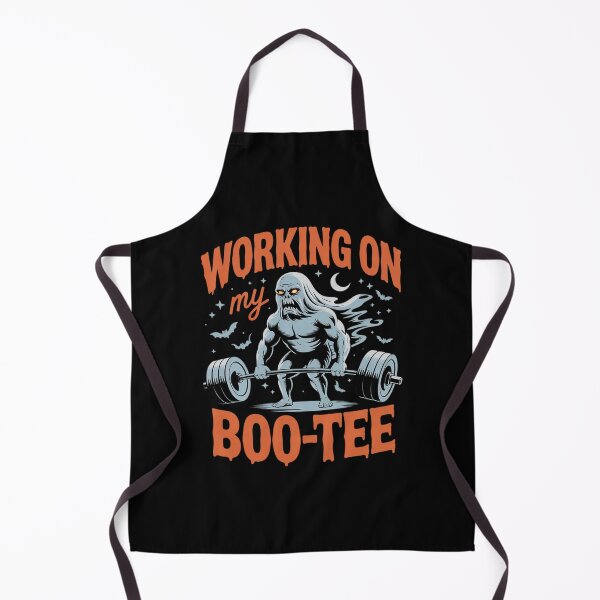 Item preview, Working On My Boo  Gymrat Ghost Gym Halloween  designed and sold by HuValverdeArt.