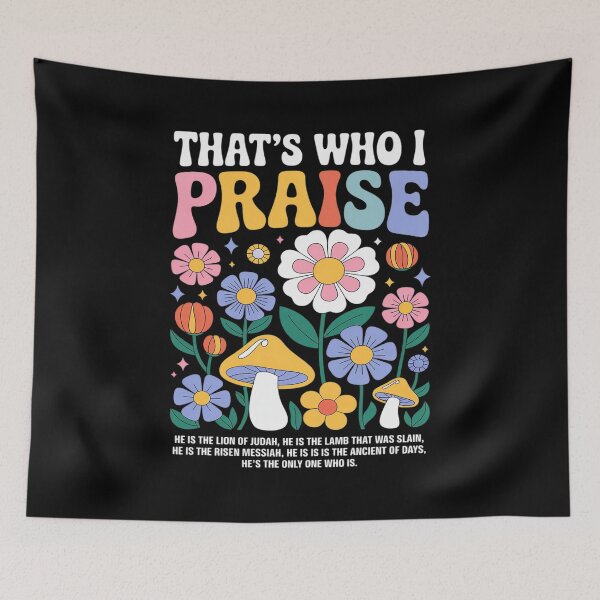 Artikelvorschau, Brandon That's Who I Praise Jesus Christian entworfen und verkauft von petrichorsworld.