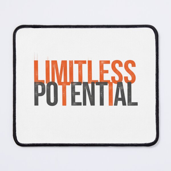 Item preview, Limitless Potential – Motivational Grunge Design designed and sold by Kavya Art.
