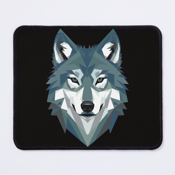 Item preview, Frost Spirit – Geometric Wolf designed and sold by Lumive.