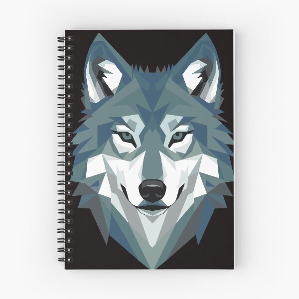 Item preview, Frost Spirit – Geometric Wolf designed and sold by Lumive.