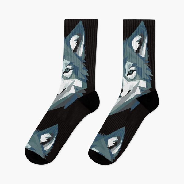 Item preview, Frost Spirit – Geometric Wolf designed and sold by Lumive.