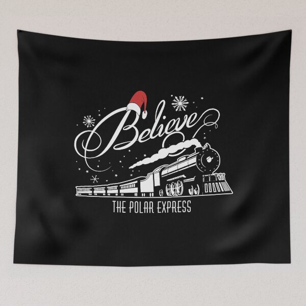 Item preview, The Polar Express Believe Christmas Train & Snowflake Logo designed and sold by jimfarrepo.