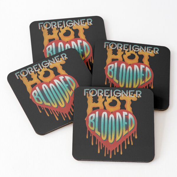 Item preview, Foreigner – Hot Blooded Dripping Heart Retro designed and sold by ketttitisandnon.