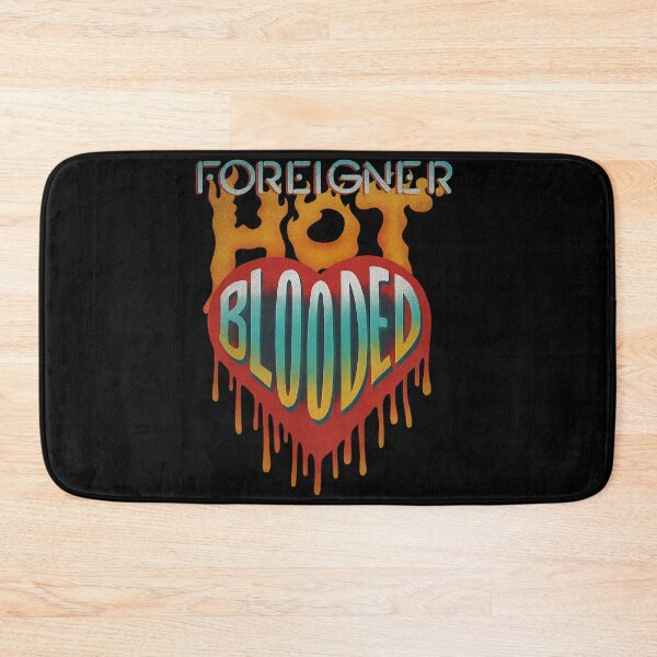 Item preview, Foreigner – Hot Blooded Dripping Heart Retro designed and sold by ketttitisandnon.