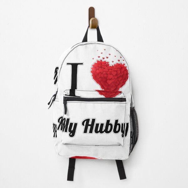 Item preview, I Love My Hubby Shirt | Heart Design Gift for My Hubby | GrafiXT Family Collection designed and sold by GrafiXT.