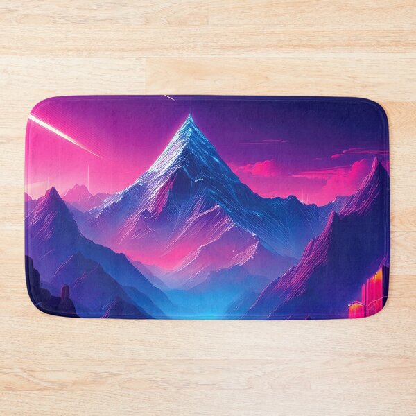 Item preview, Glitch Mountain Art, Weirdcore, Fantasy Art designed and sold by CharlottePlaceArt.