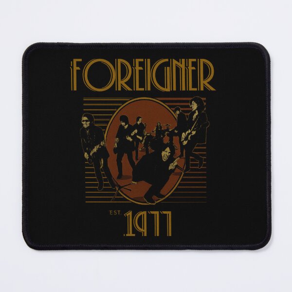 Item preview, Foreigner – Est. 1977 Band Lineup Circle designed and sold by ketttitisandnon.