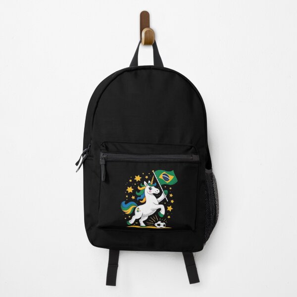 Item preview, Brazil Flag Unicorn Football Soccer Fan designed and sold by petrichorsworld.