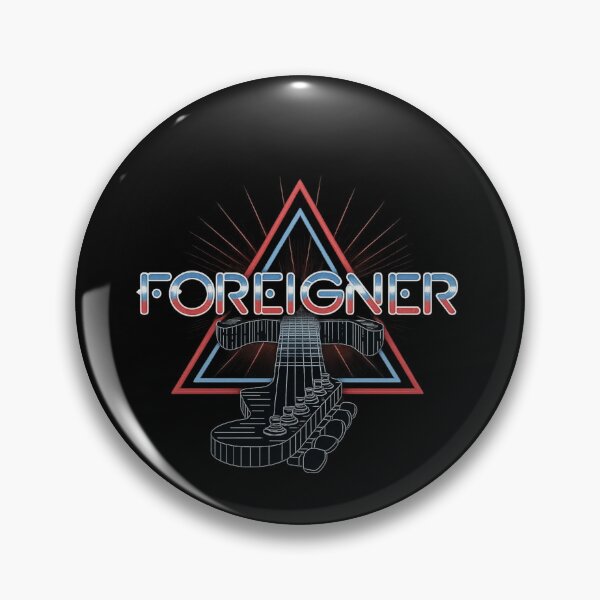 Item preview, Foreigner – Neon Triangle Guitar Perspective designed and sold by ketttitisandnon.