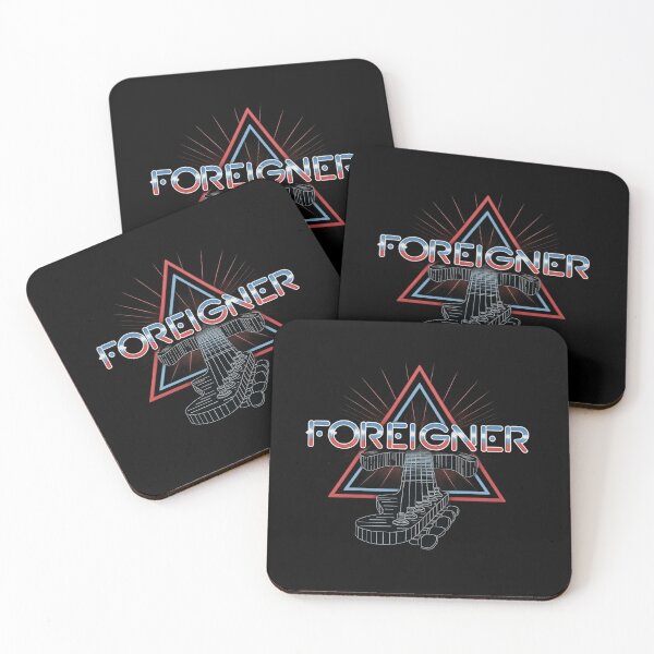 Item preview, Foreigner – Neon Triangle Guitar Perspective designed and sold by ketttitisandnon.