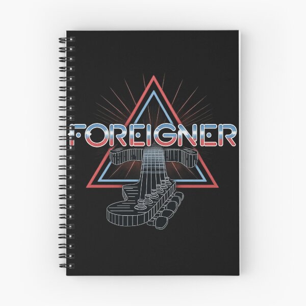 Item preview, Foreigner – Neon Triangle Guitar Perspective designed and sold by ketttitisandnon.