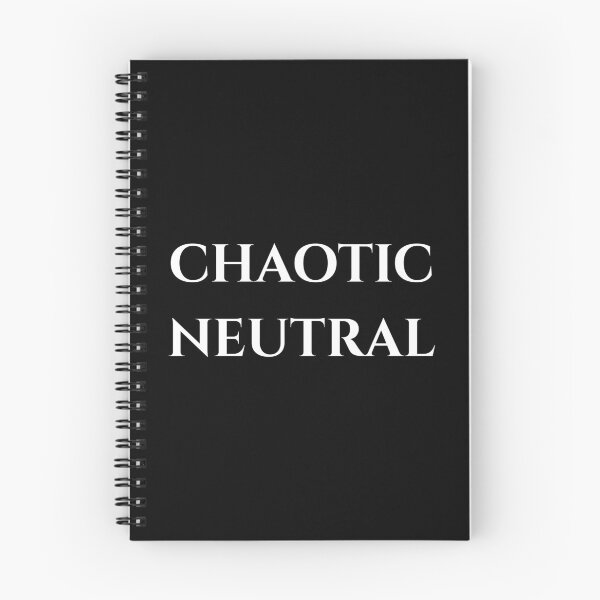 Item preview, Chaotic Neutral - White Text designed and sold by phsco.