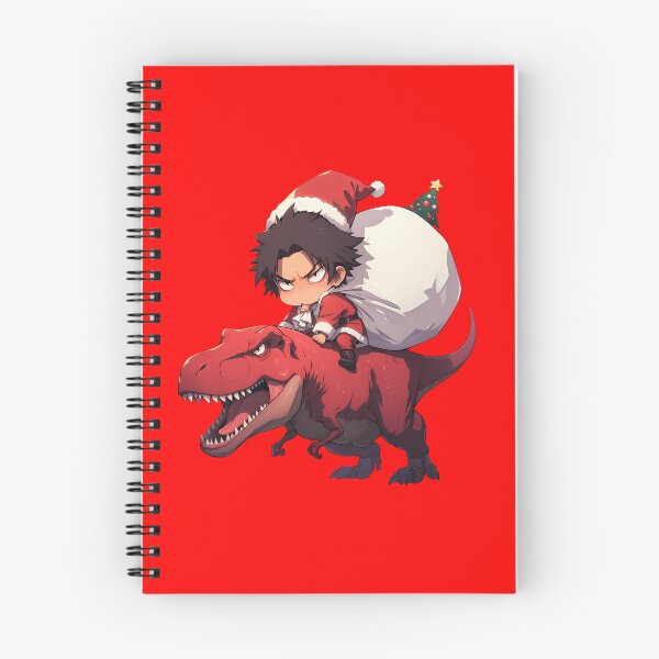 Item preview, Mugen Samurai Champloo Anime Christmas Dinosaur Santa Claus Chibi Style designed and sold by Raslbazola.