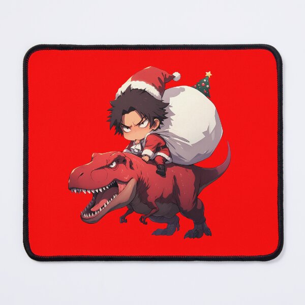 Item preview, Mugen Samurai Champloo Anime Christmas Dinosaur Santa Claus Chibi Style designed and sold by Raslbazola.