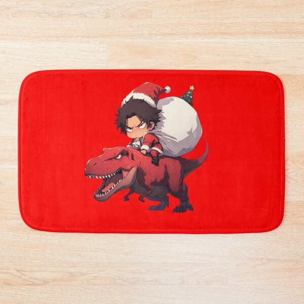 Item preview, Mugen Samurai Champloo Anime Christmas Dinosaur Santa Claus Chibi Style designed and sold by Raslbazola.
