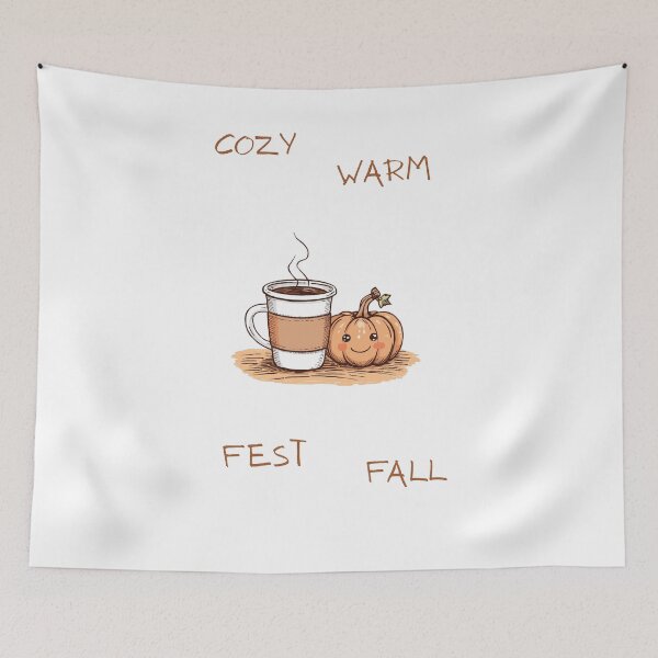 Item preview, Pumpkin Latte – Cozy Fall Tee designed and sold by EcoArtTees.