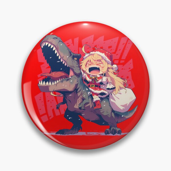 Item preview, Tanya Degurechaff Christmas Ride Dinosaur Saga Of Tanya The Evil Anime designed and sold by Raslbazola.