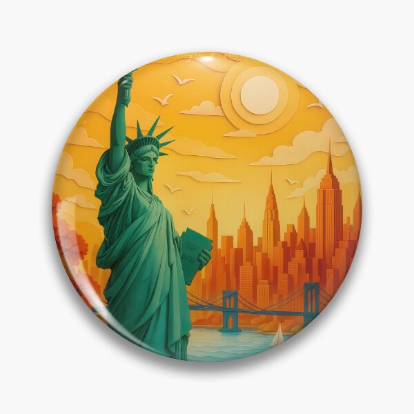 Item preview, Statue of Liberty, New York - One Hundred Magic Urban Places  designed and sold by Earth Celebration Designs.
