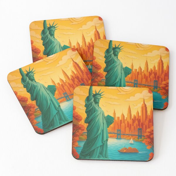 Item preview, One Hundred Magic Urban Places - Statue of Liberty - New York designed and sold by Earth Celebration Designs.