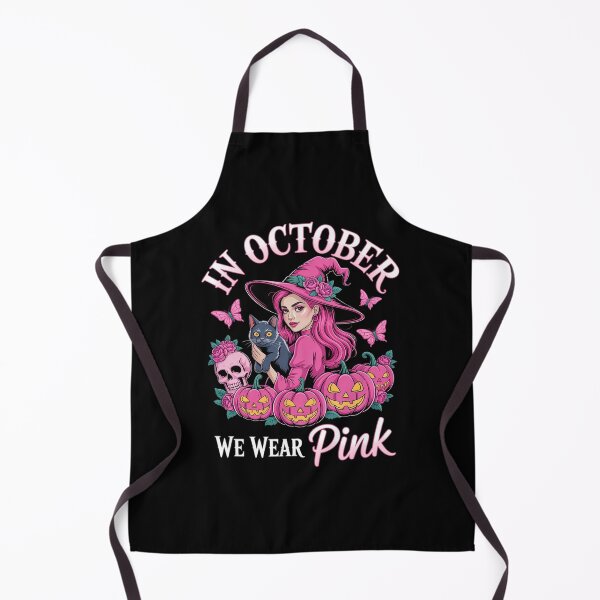 Item preview, Breast Cancer Witches in October We Wear Pink Autumn Fall designed and sold by KingsLife1994.