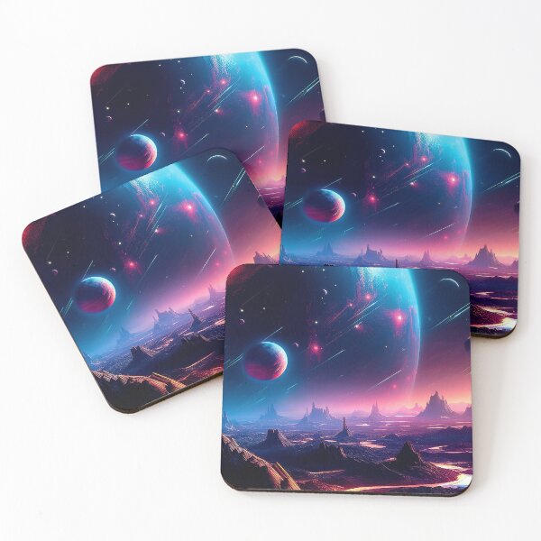 Item preview, Glitch Space Art, Weirdcore, Fantasy Art designed and sold by CharlottePlaceArt.