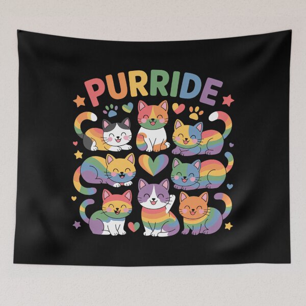 Item preview, Animal Lovers Purr Cat Pride Allies LGBT designed and sold by Formatage.